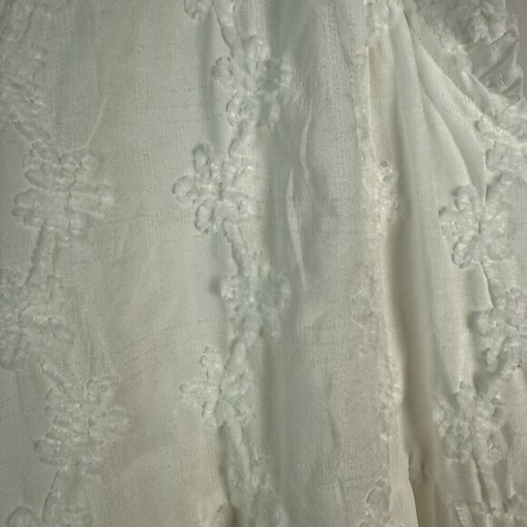 Baltic Born Dress NWT Kayla Button Up Short Off White Size 1XL - Picture 10 of 10